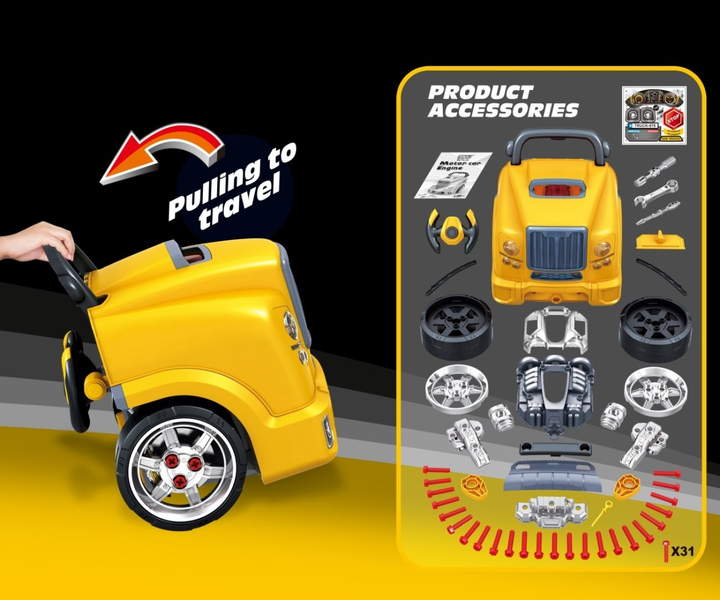 Іграшка Milly Mally N-gine Двигун для розкручування Spin-On Yellow (5907090700566) - зображення 13