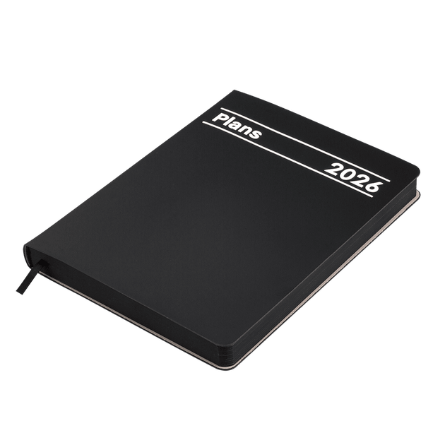 Ежедневник датированный 2026 Buromax Memory А5 из искусственной кожи 336 страниц черный (BM.21151-01) - изображение 2