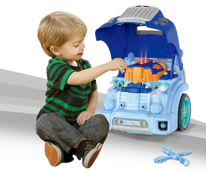 Іграшка Milly Mally N-gine Двигун для розкручування Spin-On Blue (5907090700573) - зображення 14