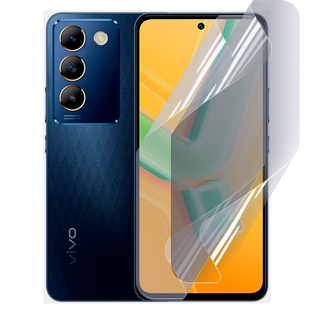 Антишпион приватная плёнка гидрогелевая для смартфона Vivo Y100 4G противоударная прозрачная - Фото 1 Антишпион приватная плёнка гидрогелевая для смартфона Vivo Y100 4G противоударная прозрачная - изображение 1