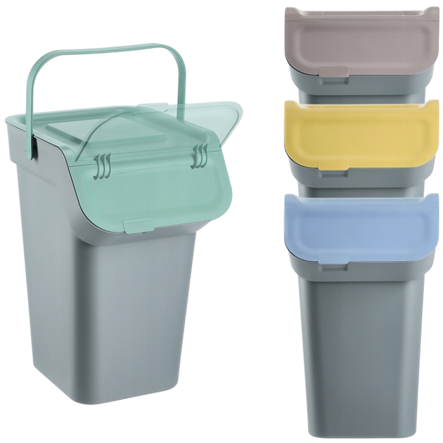 Набір контейнерів для сміття Kadax 25 л х 4 шт (5903699492857) - зображення 2