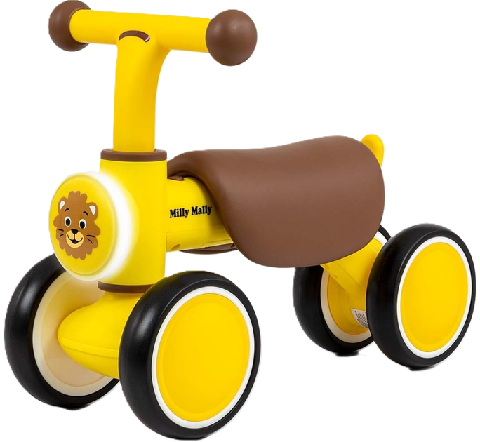 Rowerek biegowy Milly Mally York Yellow (5907090700689) - obraz 1