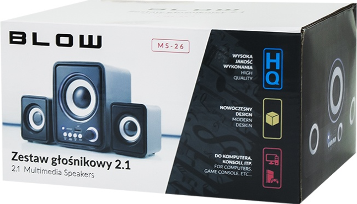 Zestaw głośników Blow MS-26 Black (66-377#) - obraz 2