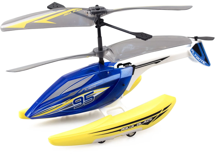 Радіокерований гелікоптер Silverlit FLYBOTIC Aqua Blaze 22 см (4891813847953) - зображення 2