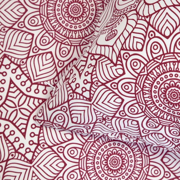 Komplet pościeli Homla Calloway Poszewka na pościel 140 x 200 cm + 1 poszewka na poduszkę 70 x 80 cm z mikrofibry i wzorem Różowy (5904183880242) - obraz 3