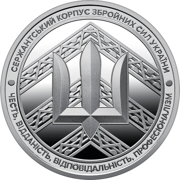 Памятная медаль НБУ "Сержантський корпус" 2023. Тираж 50 000 - изображение 2