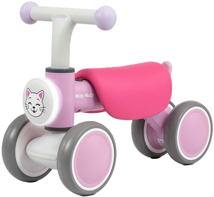 Rowerek biegowy Milly Mally York Pink (5907090700702) - obraz 1