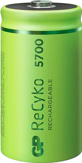 Akumulatory GP ReCyko NiMH D 5700 mAh 2 szt (GPRHC57DB025) - obraz 2