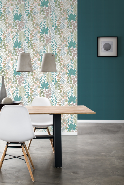 Шпалери RASCH Salsa 465310 Синій/білий/зелений (4000441465310) - зображення 4