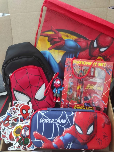 Подарочный коллекционный бокс Человек-паук Spider-man: сумка