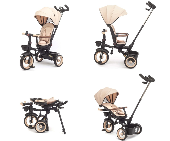 Rowerek trójkołowy Milly Mally Twinkle Beige 6425 (5907090700535) - obraz 10