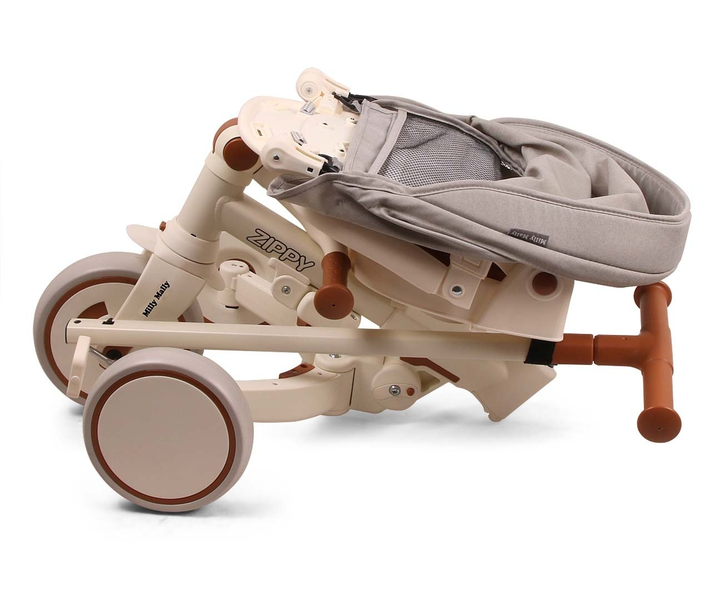 Rowerek trójkołowy Milly Mally Zippy Beige 6378 (5907090700429) - obraz 8