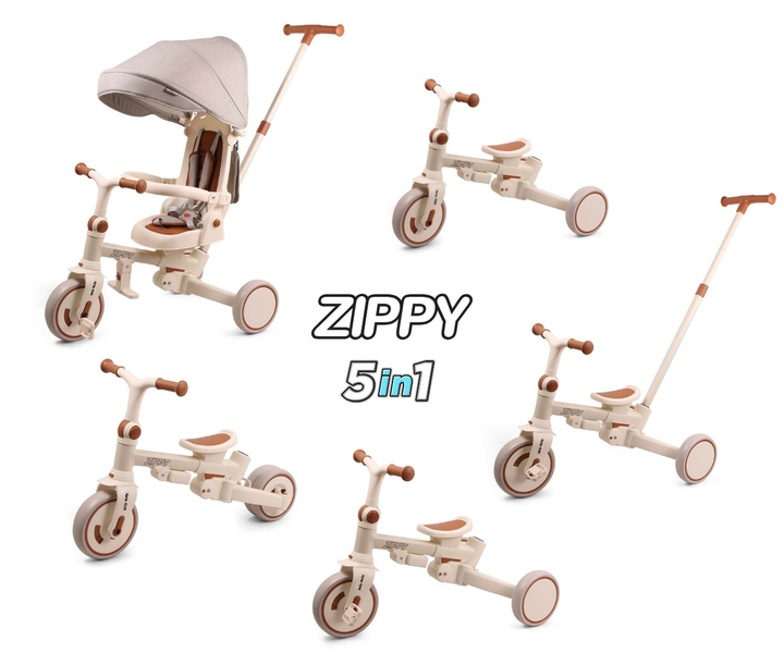 Rowerek trójkołowy Milly Mally Zippy Niebieski 6379 (5907090700436) - obraz 10