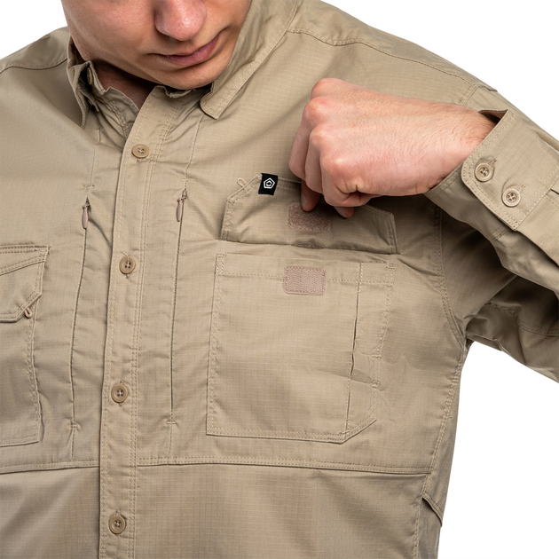 Рубашка Pentagon Plato Long Sleeve, Khaki, XL - изображение 2