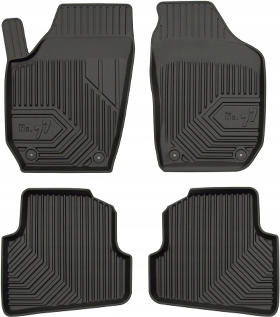 Автомобільні килимки Frogum Premium 77 для Skoda Fabia II 2007-2014 4 шт (5902643440159) - зображення 1