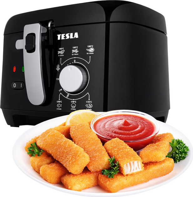 Фритюрниця Tesla EasyCook AE300 (EASCKAE300BLK) - зображення 5