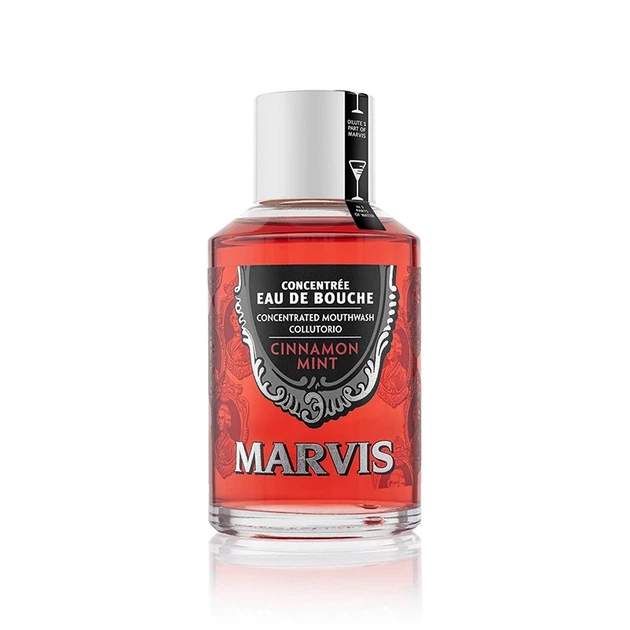 Ополіскувач для ротової порожнини Marvis Cinnamon Mint 120 мл - Фото 1 Ополіскувач для ротової порожнини Marvis Cinnamon Mint 120 мл - изображение 1