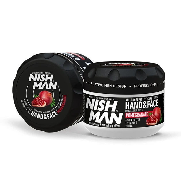 Крем для рук і обличчя Nishman Hand & Face Cream Pomegranate 300 мл - Фото 1 Крем для рук і обличчя Nishman Hand & Face Cream Pomegranate 300 мл - изображение 1