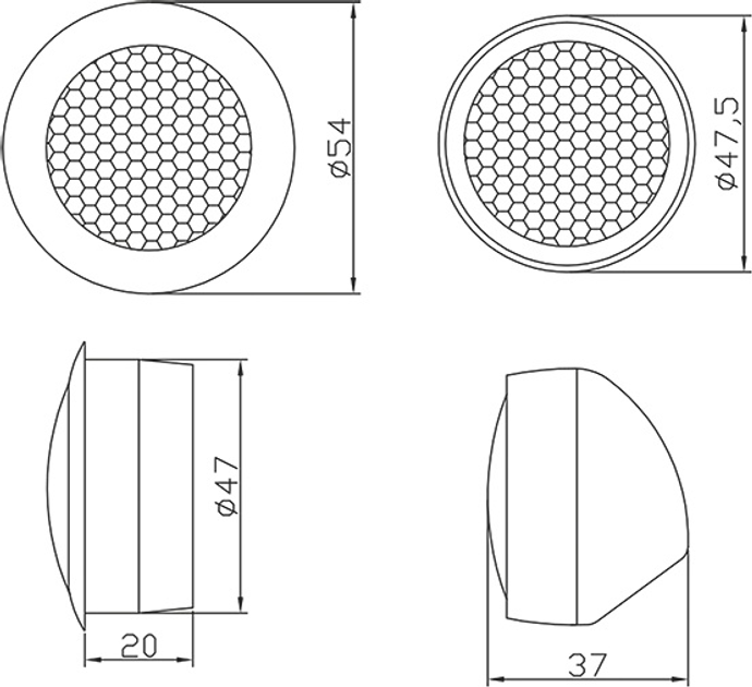Głośnik samochodowy Blow TW-23 2" (30-591#) - obraz 2