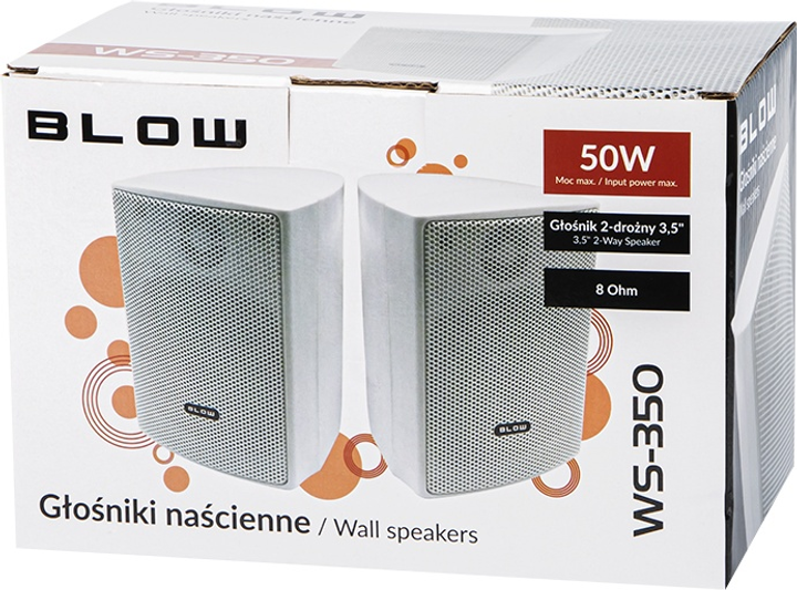 Głośnik naścienny Blow WS-350 White (30-732#) - obraz 3