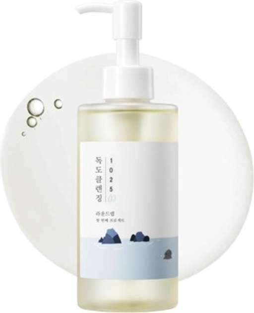 Olejek do Mycia Twarzy Round Lab Renewal 1025 Dokdo Cleansing Oil regenerujący 200 ml (8809738608944) - obraz 4