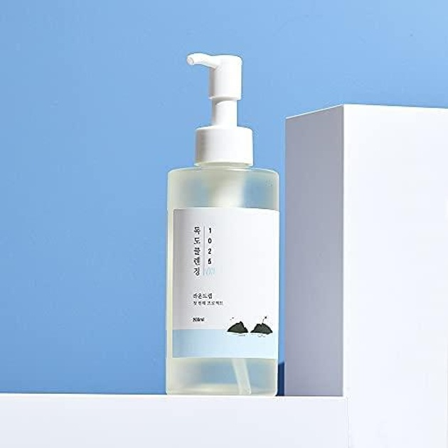 Olejek do Mycia Twarzy Round Lab Renewal 1025 Dokdo Cleansing Oil regenerujący 200 ml (8809738608944) - obraz 5