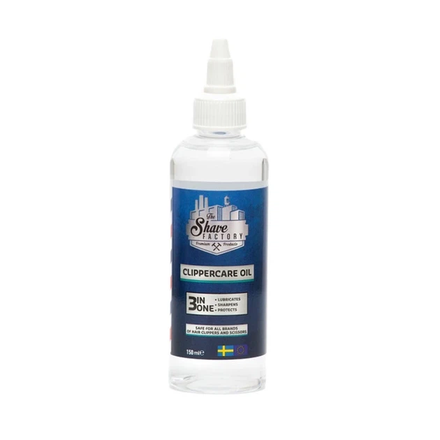 Олія для машинок Shave Factory Clippercare Oil 150 мл - Фото 1 Олія для машинок Shave Factory Clippercare Oil 150 мл - изображение 1