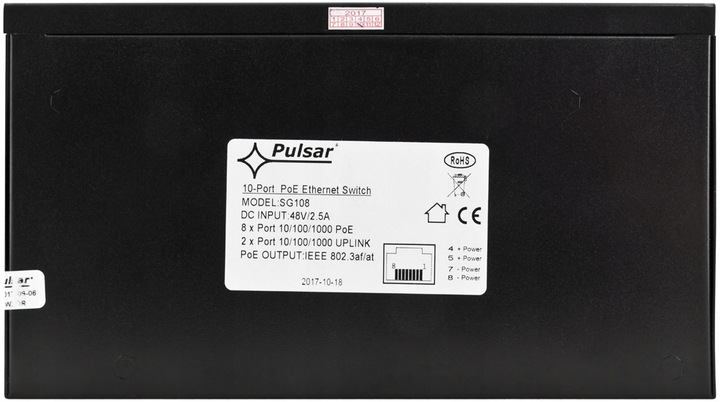 Комутатор Pulsar SG108 (5902135311431) - зображення 5