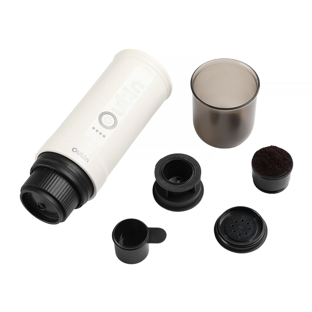 Przenośny ekspres do kawy Outin Nano Espresso Maker Pearl White (1240000016437) - obraz 3