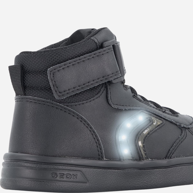 Sneakersy chłopięce świecące Geox DJ Rock 30 Czarne - obraz 6