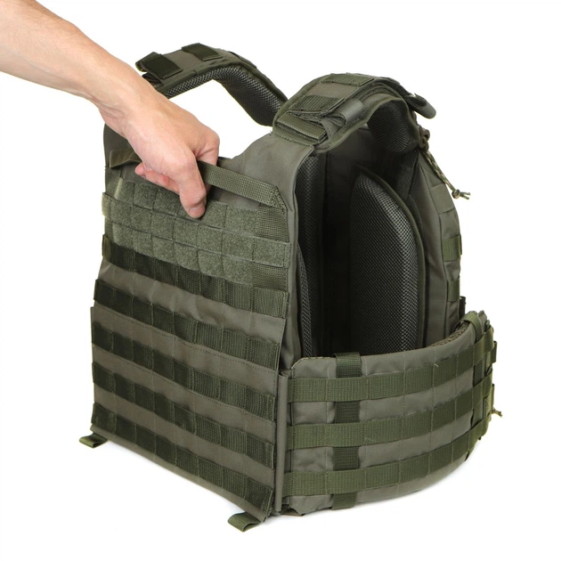 Плитоноска Falcon XL PRO Ranger green, для збільшених плит, з функцією швидкого скидання MOLLI - изображение 7