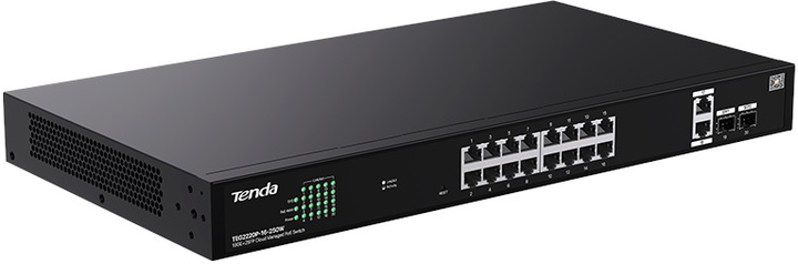 Комутатор Tenda TEG2220P (TEG2220P-16-250W) - зображення 2