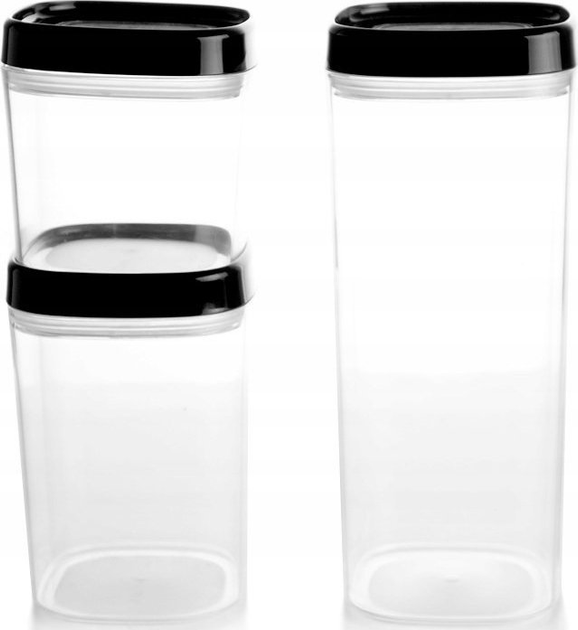 Zestaw pojemnikow Kadax Duna 60 ml 1 l 1.8 l 3 szt (5903699472699) - obraz 8