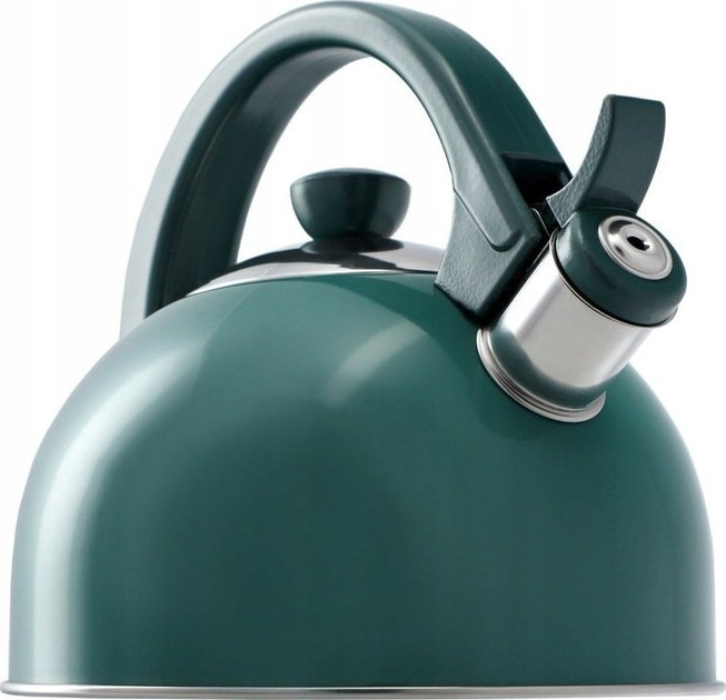 Czajnik nierdzewny Kadax Vasto z gwizdkiem zielony 1.7 l (5903699469323) - obraz 9