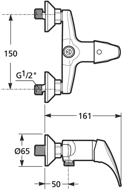 Bateria prysznicowa Jika Talas H3311N7 - obraz 2