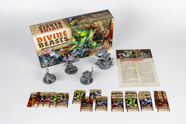 Dodatek do gry planszowej Portal Games Zombicide: Biała Śmierć - Mistyczne Bestie (edycja międzynarodowa)(0889696018250) - obraz 4