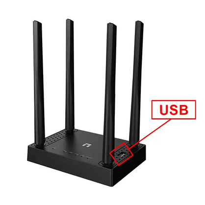 4G Wi-Fi комплект для отдалённой местности Netis N5 + Мощная антенна 21 dB - изображение 3