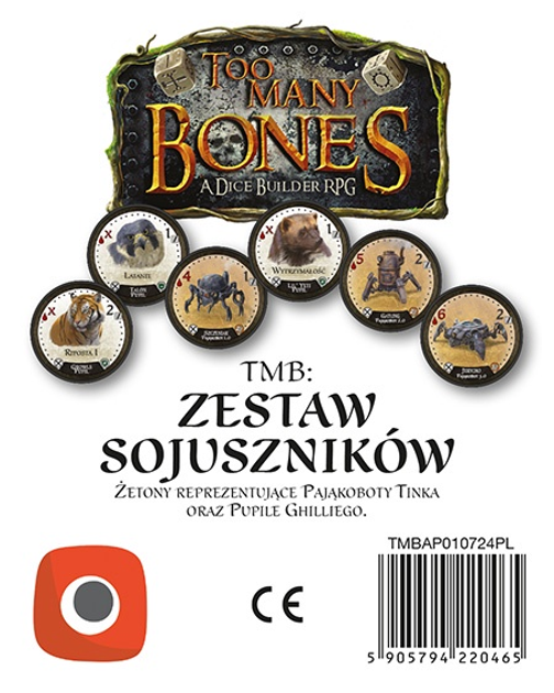 Доповнення до настільної гри Portal Games Too Many Bones: Набір союзників (версія польська)(5905794220465) - зображення 2