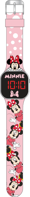 Zegarek LED Kids Euroswan Minnie z kalendarzem MN4369 (8435507875363) - obraz 3