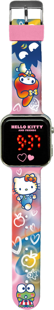 Zegarek LED Kids Euroswan Hello Kitty z kalendarzem (HK50151) - obraz 3