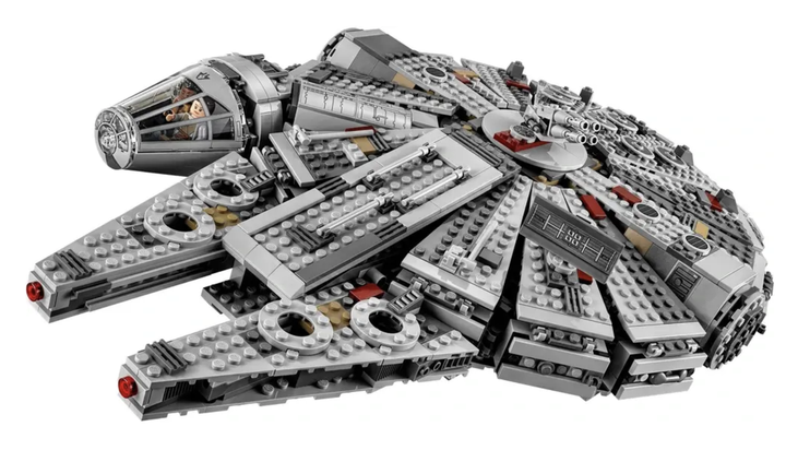 Конструктор Star Wars Сокол тысячелетия (MILLENNIUM FALCON) 2306 деталей, большой космический корабль - Фото 4 Конструктор Star Wars Сокол тысячелетия (MILLENNIUM FALCON) 2306 деталей, большой космический корабль - изображение 4