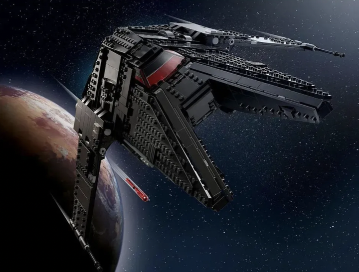 Конструктор STAR WARS Инквизиторский истребитель - 969 деталей, звездолет из Звездных войн с минифигурками, боевой корабль - изображение 8