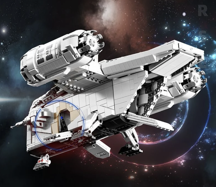 Конструктор Star Wars Лезвие Бритвы (Razor Crest) - 2248 деталей, космический корабль из звездных войн - изображение 8