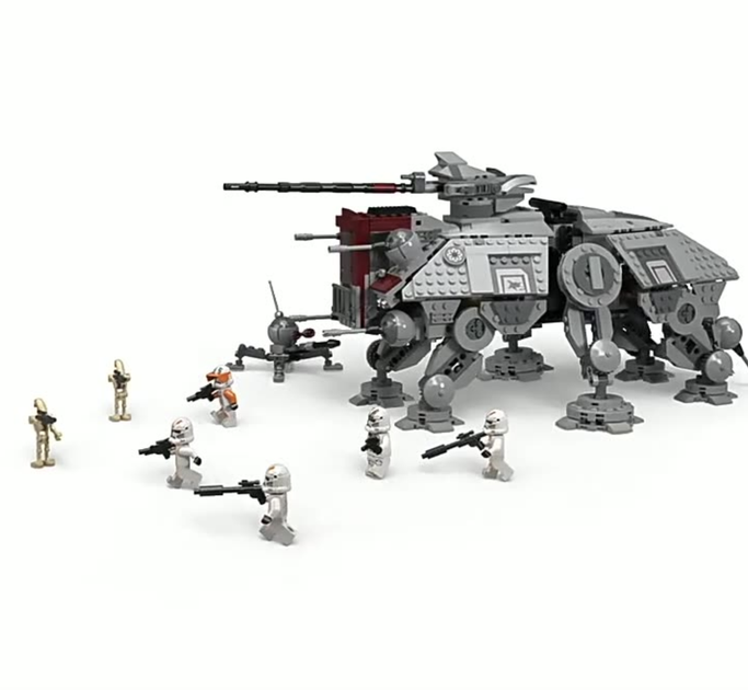 Конструктор STAR WARS Крокоход KO-77 - 1127 деталей, боевая машина-крокоход с фигурками клонов и дроидов - Фото 3 Конструктор STAR WARS Крокоход KO-77 - 1127 деталей, боевая машина-крокоход с фигурками клонов и дроидов - изображение 3