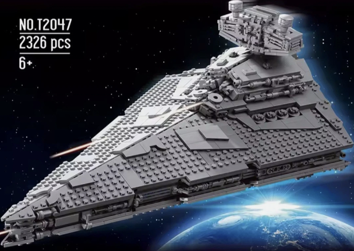 Конструктор Star Wars Имперский звездный истребитель 2326 деталей, космический корабль истребитель - изображение 5