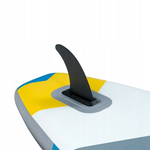 Nadmuchiwana deska SUP Rebel ACTIVE 350 x 81 x 15 cm z wiosłem, pompką i torbą do przechowywania niebieska RBA4500 (5901890120166) - obraz 5