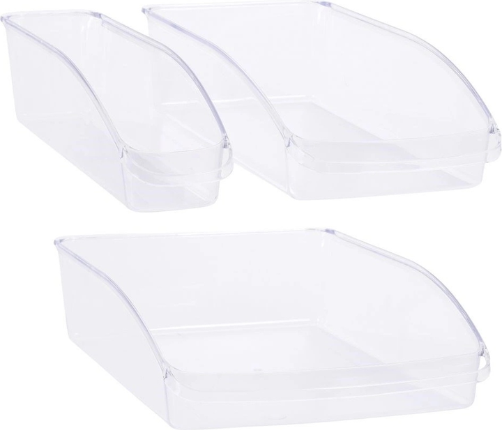 Набір органайзерів для холодильника Excellent Houseware пластикові 3 шт (8719987526503) - зображення 4