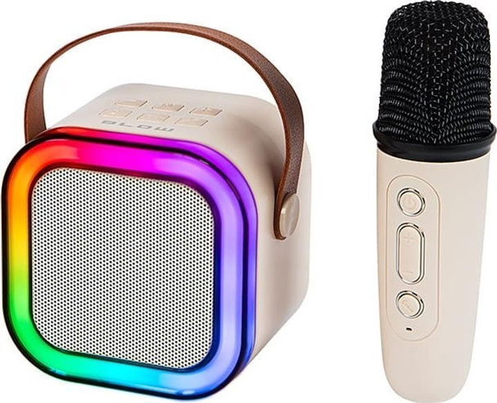 Głośnik przenośny Blow KARAOKE RGB 1 mikrofon (30-359#) - obraz 1