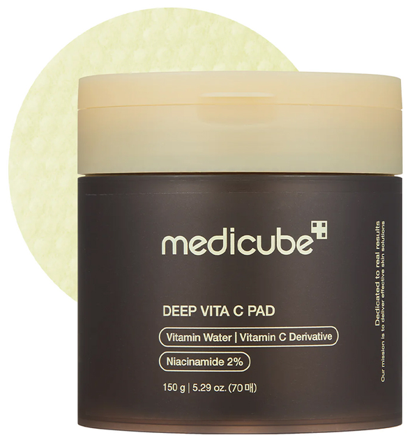 Płatki do twarzy Medicube Deep rozjaśniające z witaminą C 70 szt (ZES8800256109661) - obraz 1