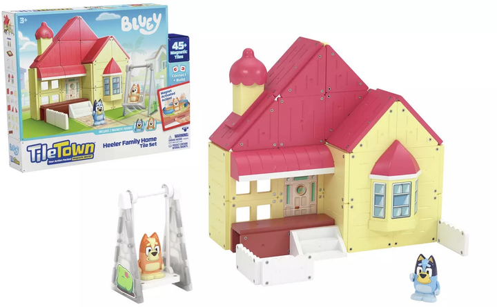 Zestaw zabawek Tile Town Bluey Heeler House 90304 (630996820728) - obraz 3
